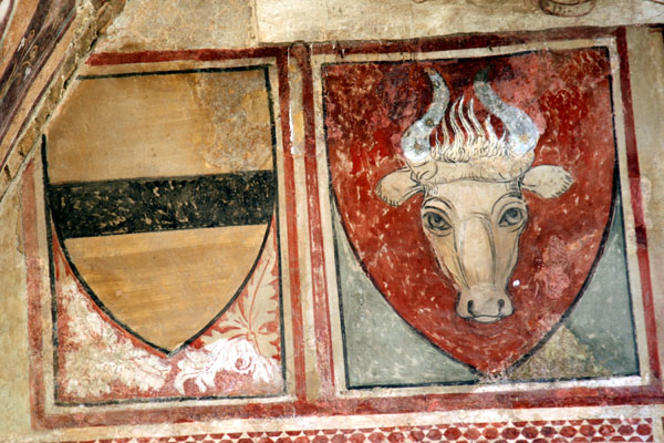 Stier in San Gimignano, Italen