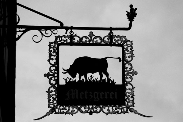Wirtshausschild in Rothenburg